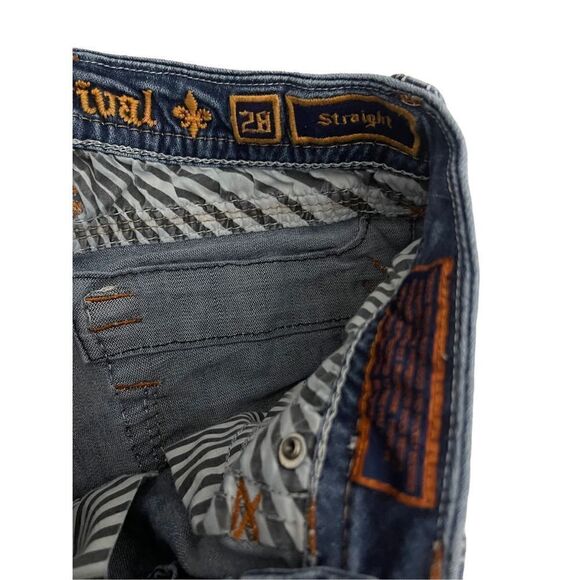 Rock Revival Hans Straight Jeans Size 28 - Picture 6 of 6